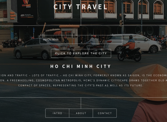 City Travel Project